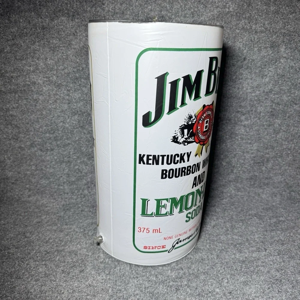 Jim Beam Kentucky Straight Whiskey Inflatable Hangable Cola Lemon-Lime VTG